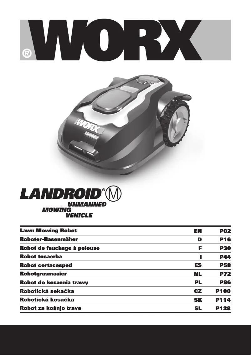 Page 1 de la notice Manuel utilisateur Worx Landroid WG799E