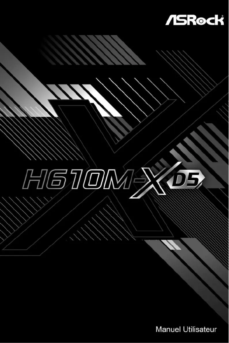 Image de la première page du manuel de l'appareil H610M-X D5