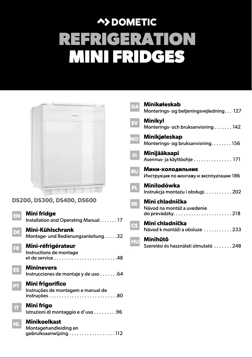 Imagen de la primera página del manual del dispositivo miniCool DS 600