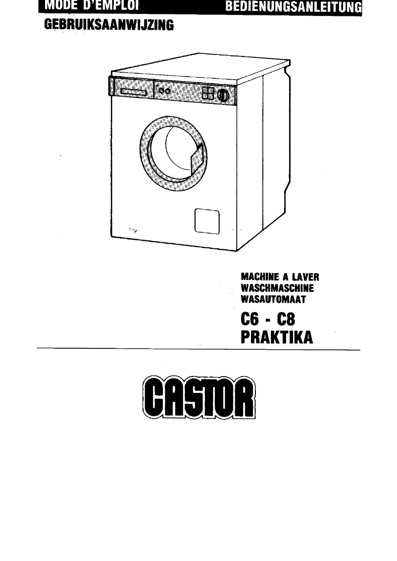 Page 1 de la notice Manuel utilisateur Castor C 6 Praktika