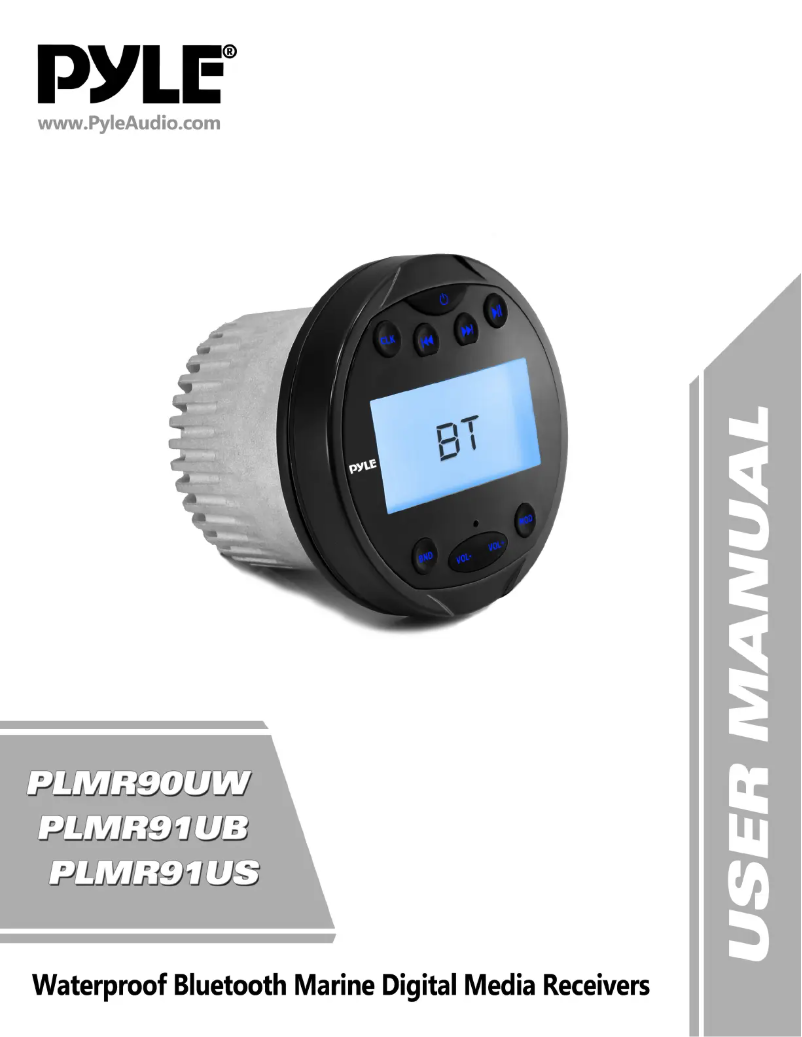 Page n°1 - Manuel utilisateur Pyle PLMR91US