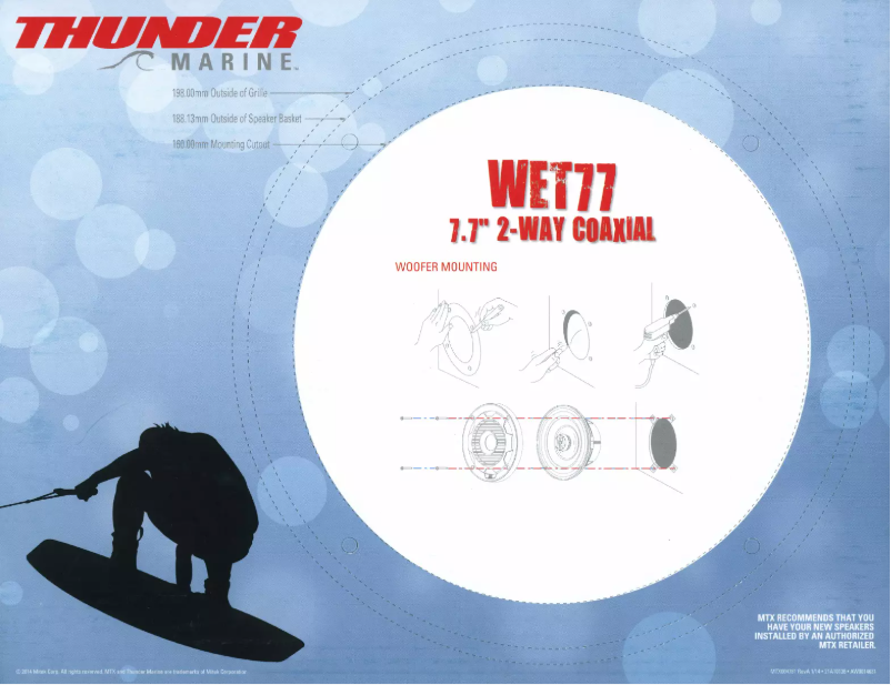 Image de la première page du manuel de l'appareil WET77-W