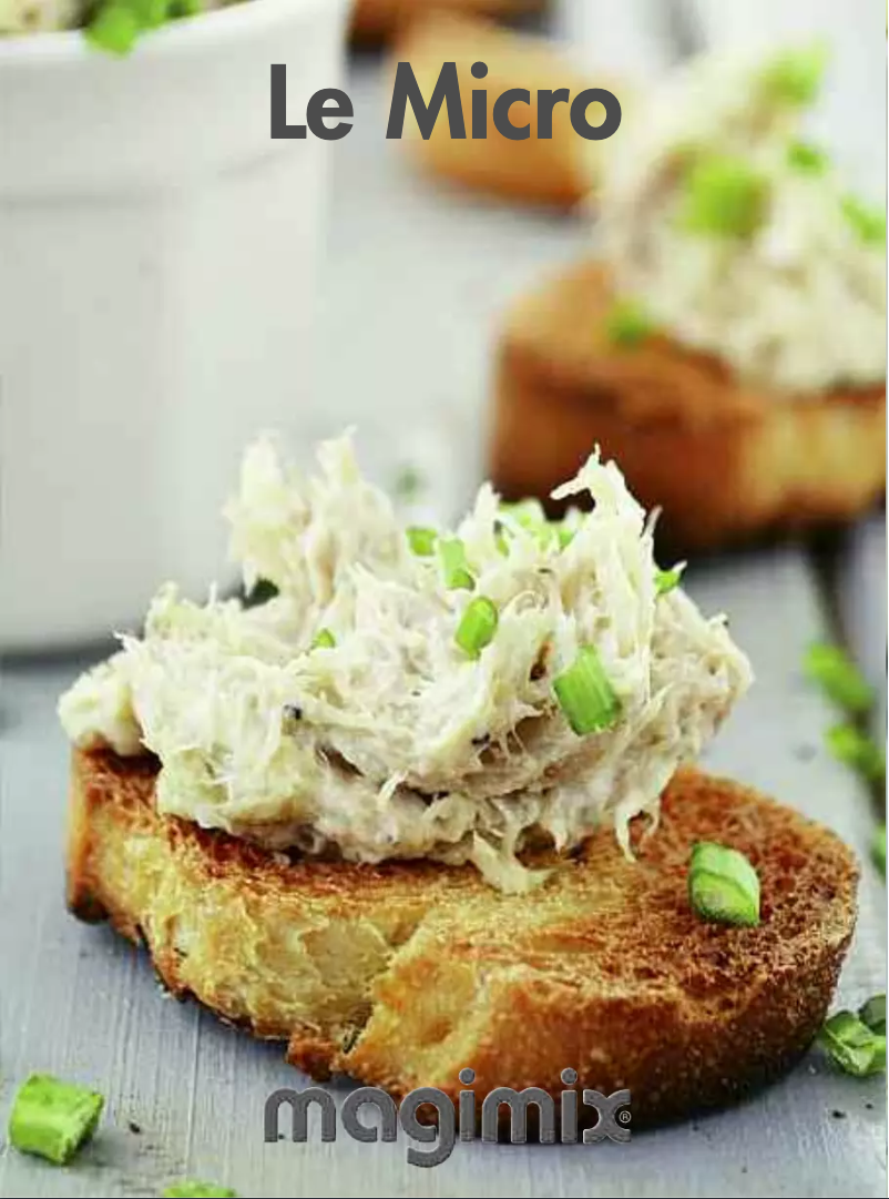 Page 1 de la notice Manuel utilisateur Magimix Le Micro