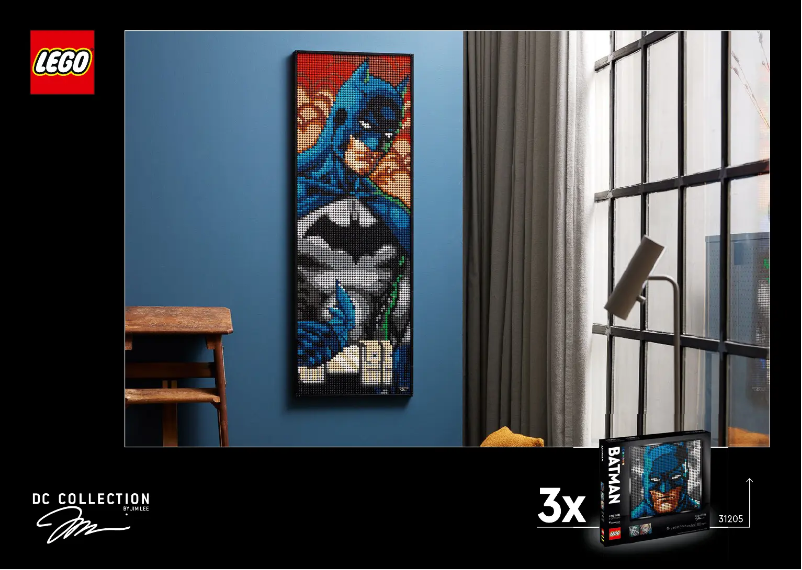 Page 1 de la notice Manuel utilisateur Lego Art 31205