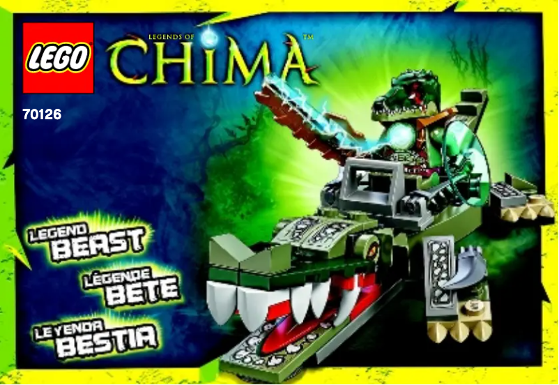 Page 1 de la notice Manuel utilisateur Lego Chima 70126