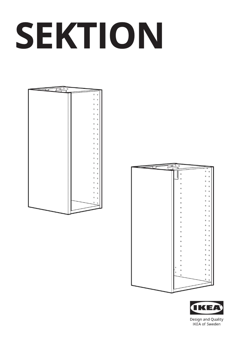 Imagen de la primera página del manual del dispositivo SEKTION 302.653.91