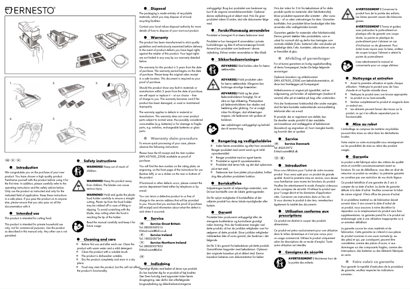 Image de la première page du manuel de l'appareil IAN 437650