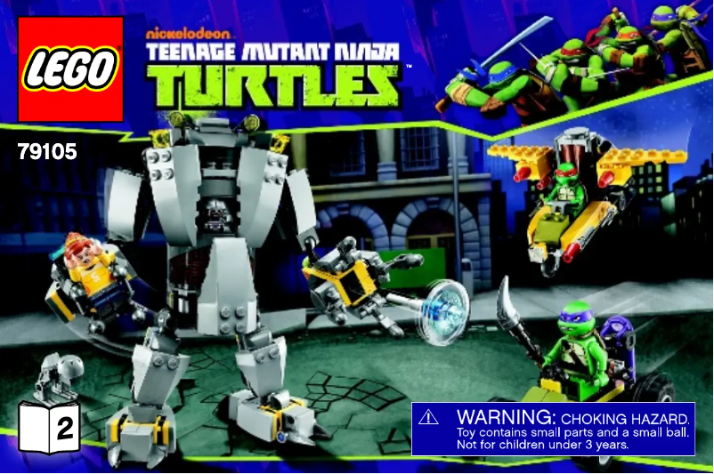 Page n°1 - Manuel utilisateur Lego Ninja Turtles 79105