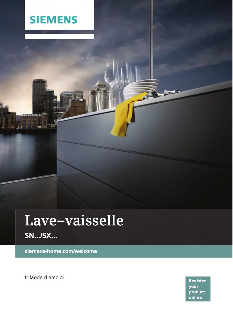 Page n°1 - Manuel utilisateur Siemens SX778X01TH