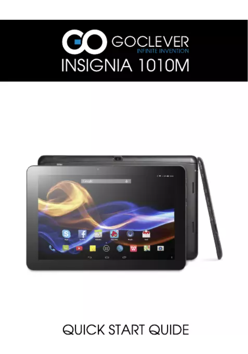 Image de la première page du manuel de l'appareil Insignia 1010M