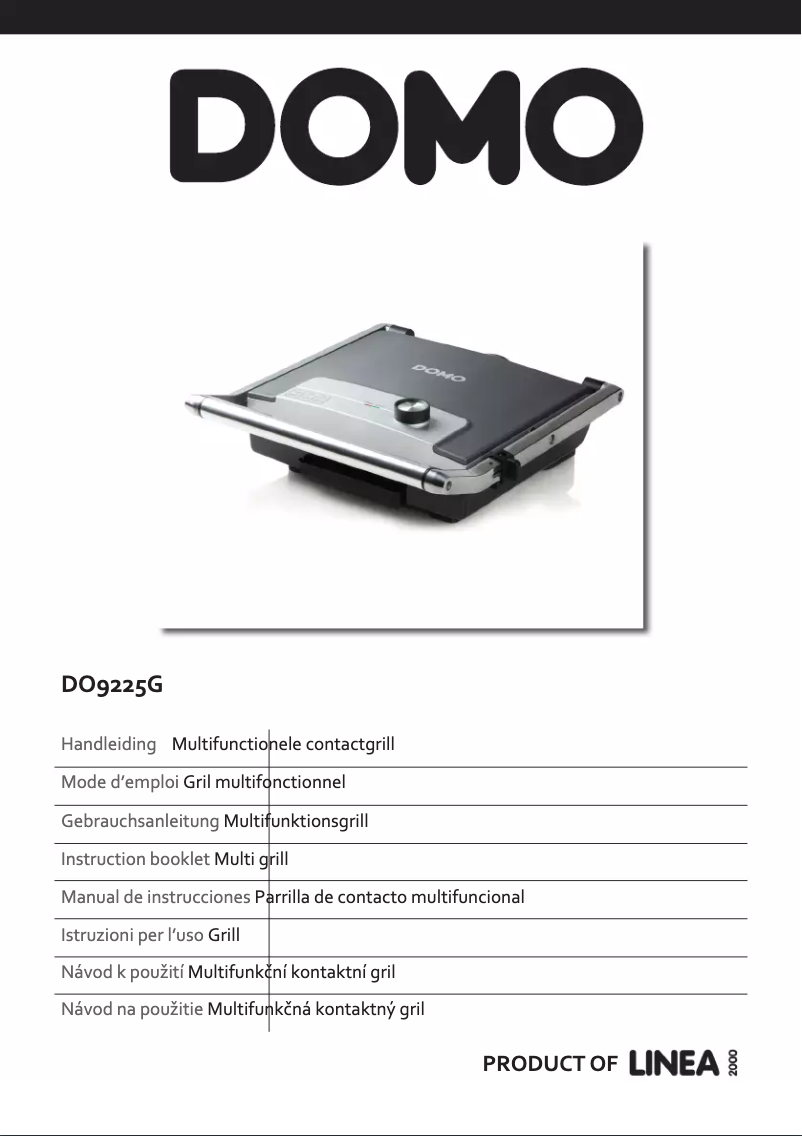 Image de la première page du manuel de l'appareil DO9225G