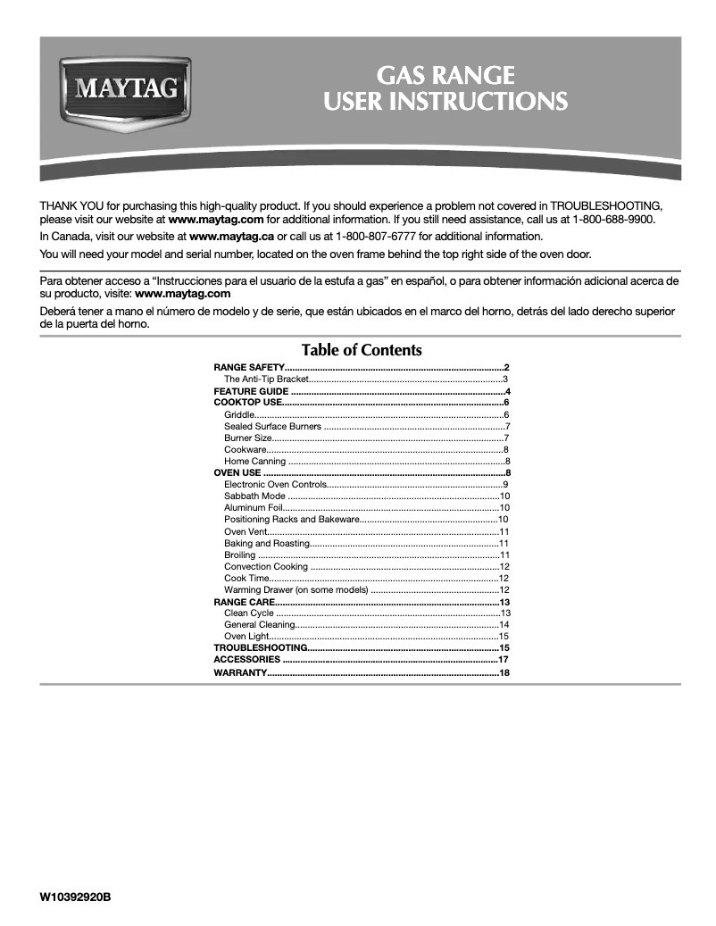 Image de la première page du manuel de l'appareil MGR8850DS