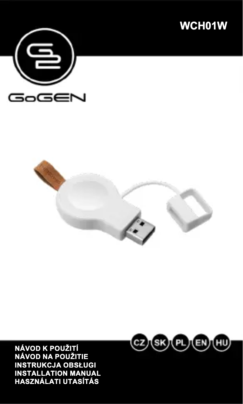 Page 1 de la notice Manuel utilisateur GoGen WCH01W