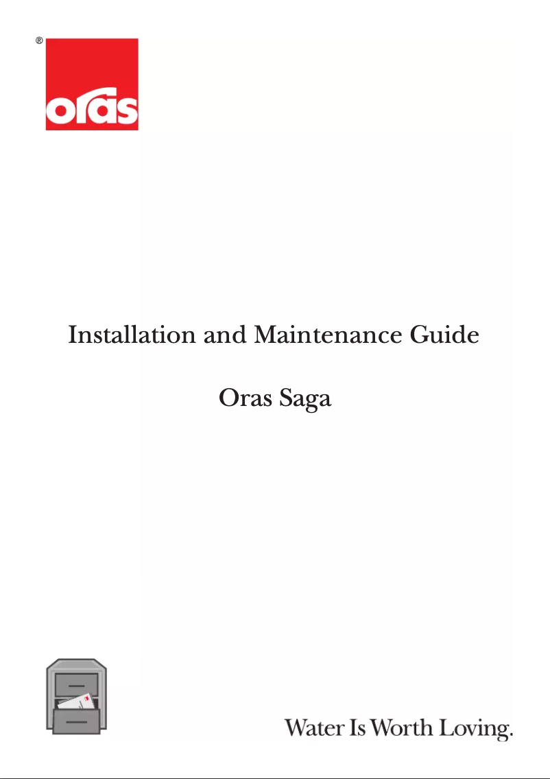 Page n°1 - Manuel utilisateur Oras Saga 1972Y
