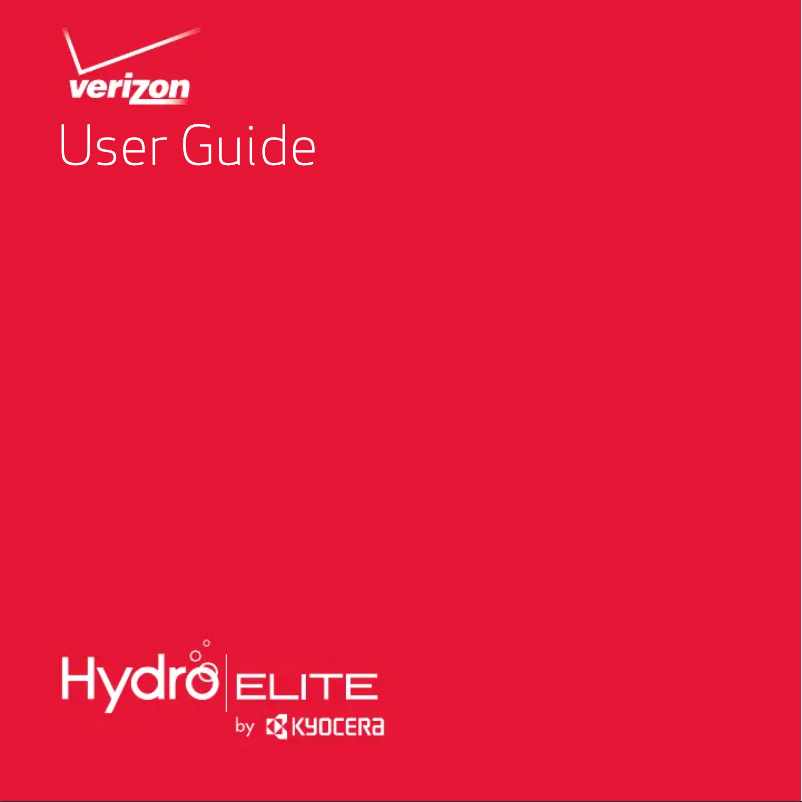 Image de la première page du manuel de l'appareil Hydro Elite