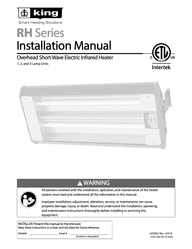 Image de la première page du manuel de l'appareil TW2-33B2-C25