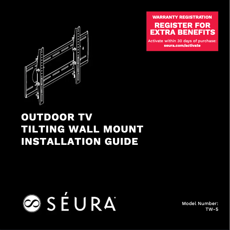 Page 1 de la notice Manuel utilisateur Seura TW-5