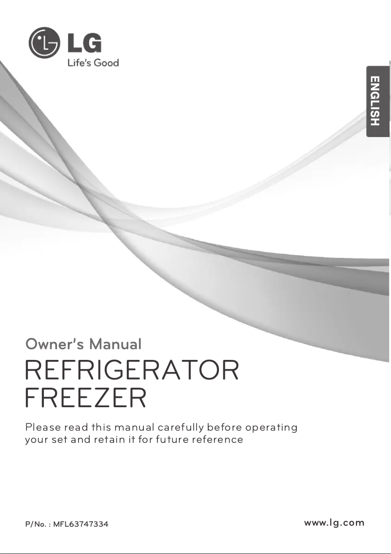 Page n°1 - Manuel utilisateur LG GR-M402CLC