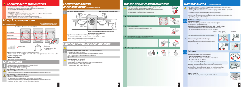 Image de la première page du manuel de l'appareil WM14E160NL