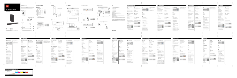 Page 1 de la notice Mode d'emploi JBL CINEMA SB150