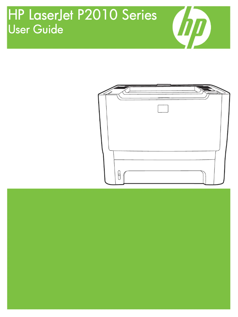 Page 1 de la notice Manuel utilisateur HP LaserJet P2014N