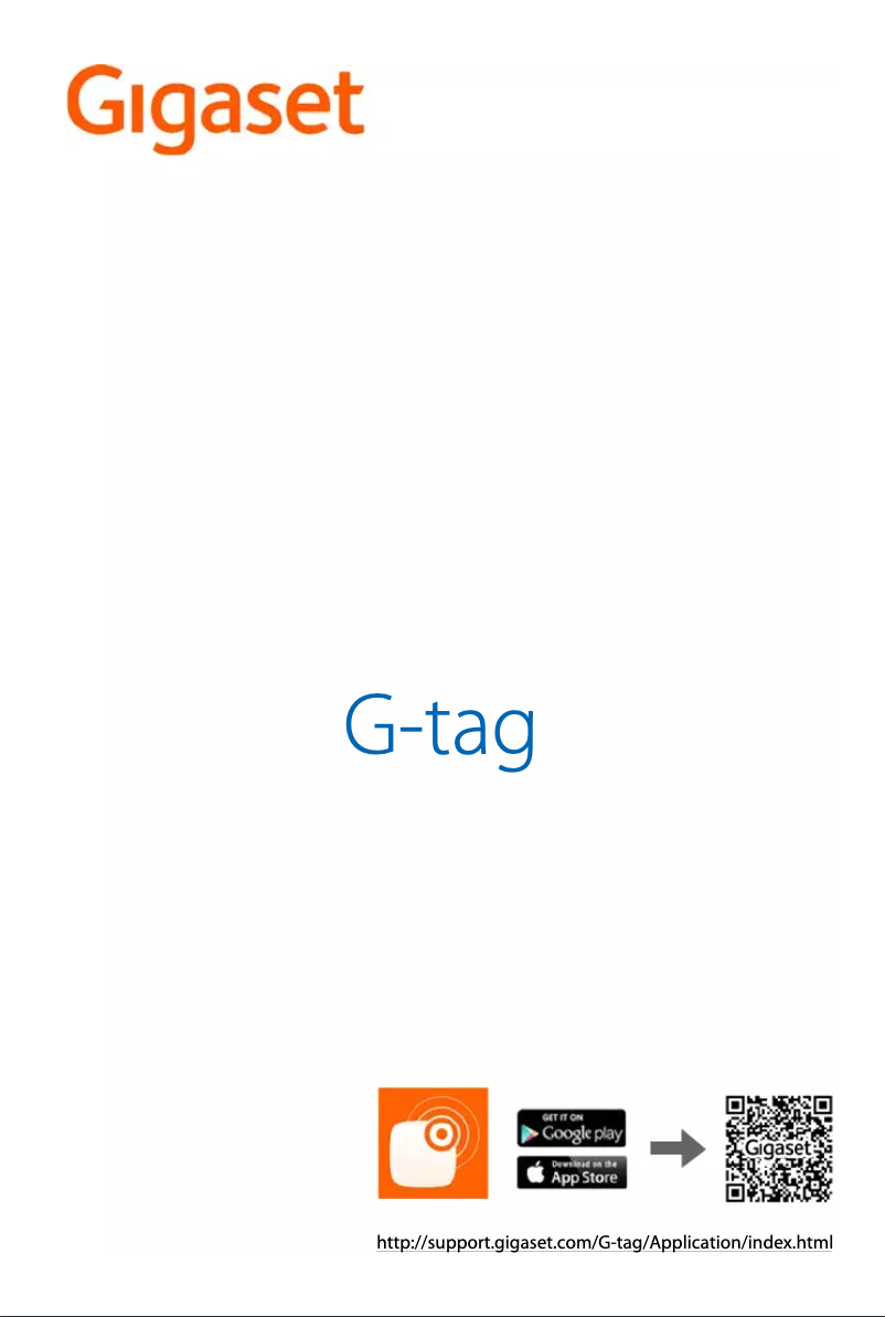 Page 1 de la notice Manuel utilisateur Gigaset G-Tag