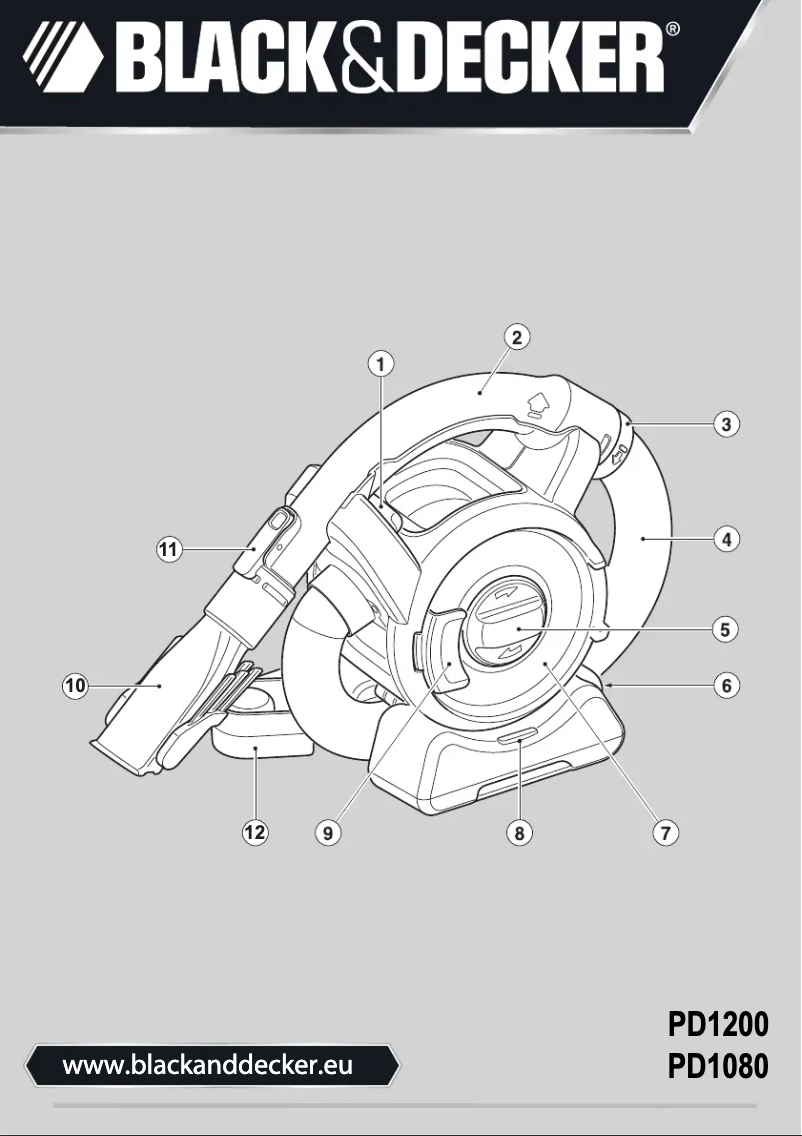 Page 1 de la notice Manuel utilisateur Black & Decker PD1080