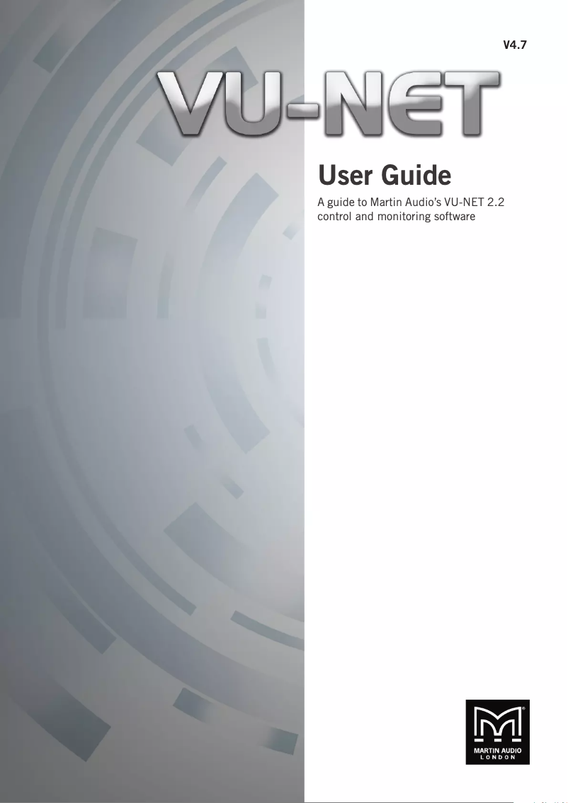 Image de la première page du manuel de l'appareil VU-NET 2