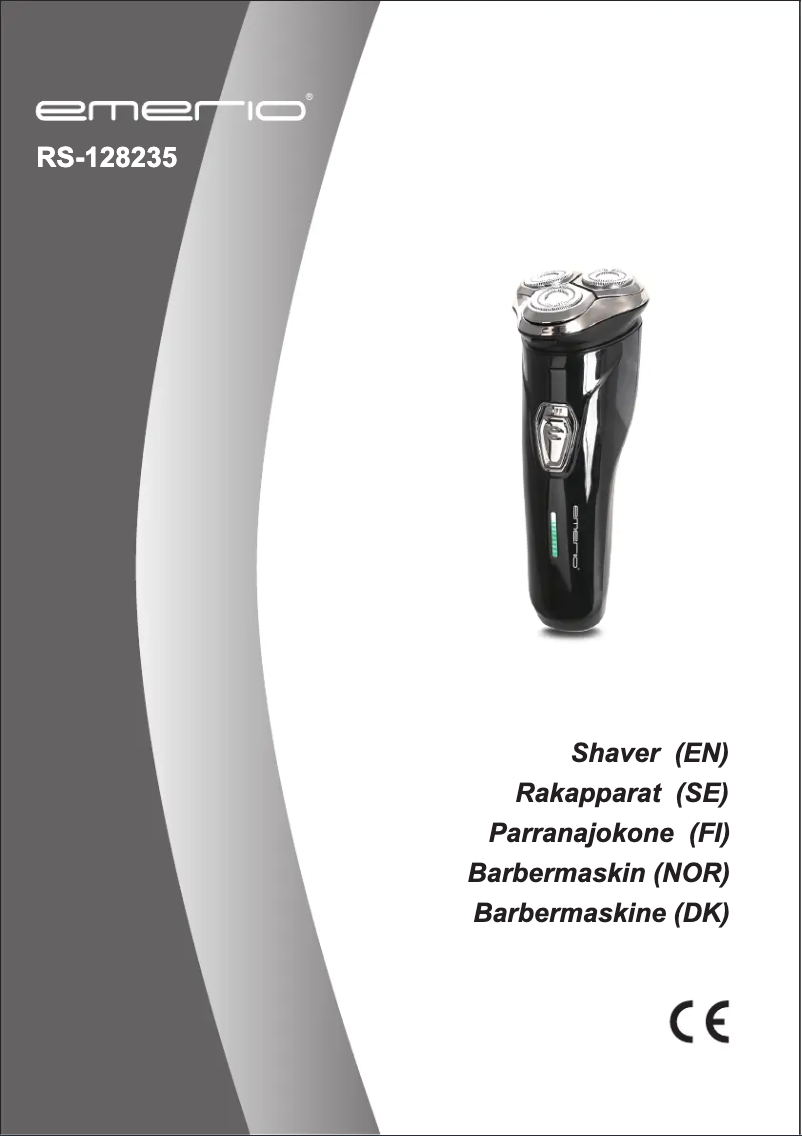 Page 1 de la notice Manuel utilisateur Emerio RS-128235