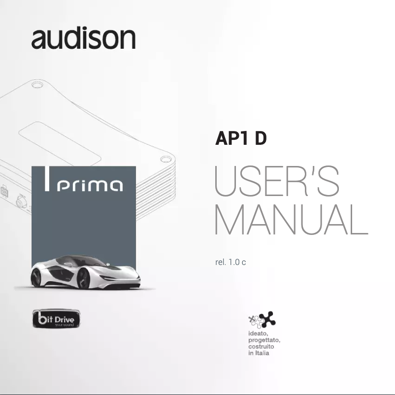 Image de la première page du manuel de l'appareil Prima AP1 D