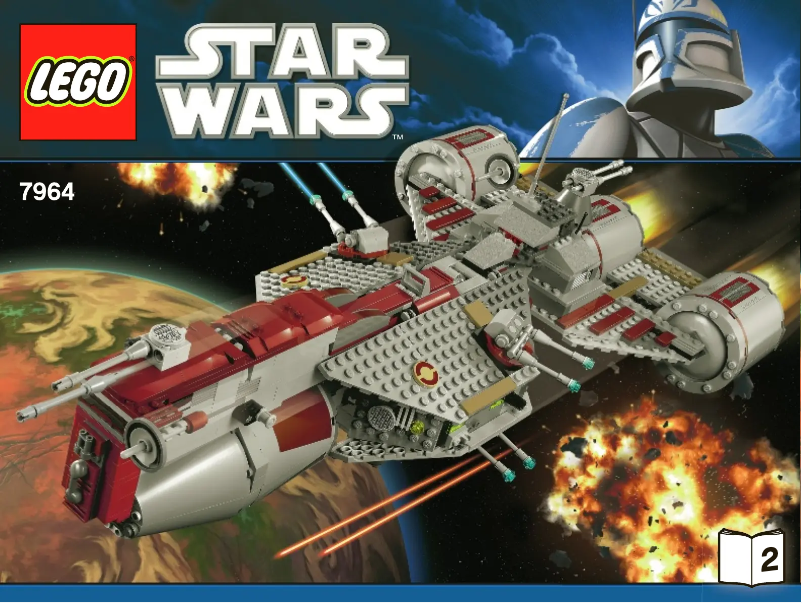 Page n°1 - Manuel utilisateur Lego Republic Frigate (TM)