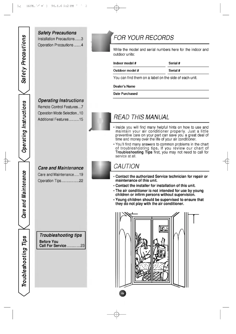 Page 1 de la notice Manuel utilisateur LG LS-J0960HL