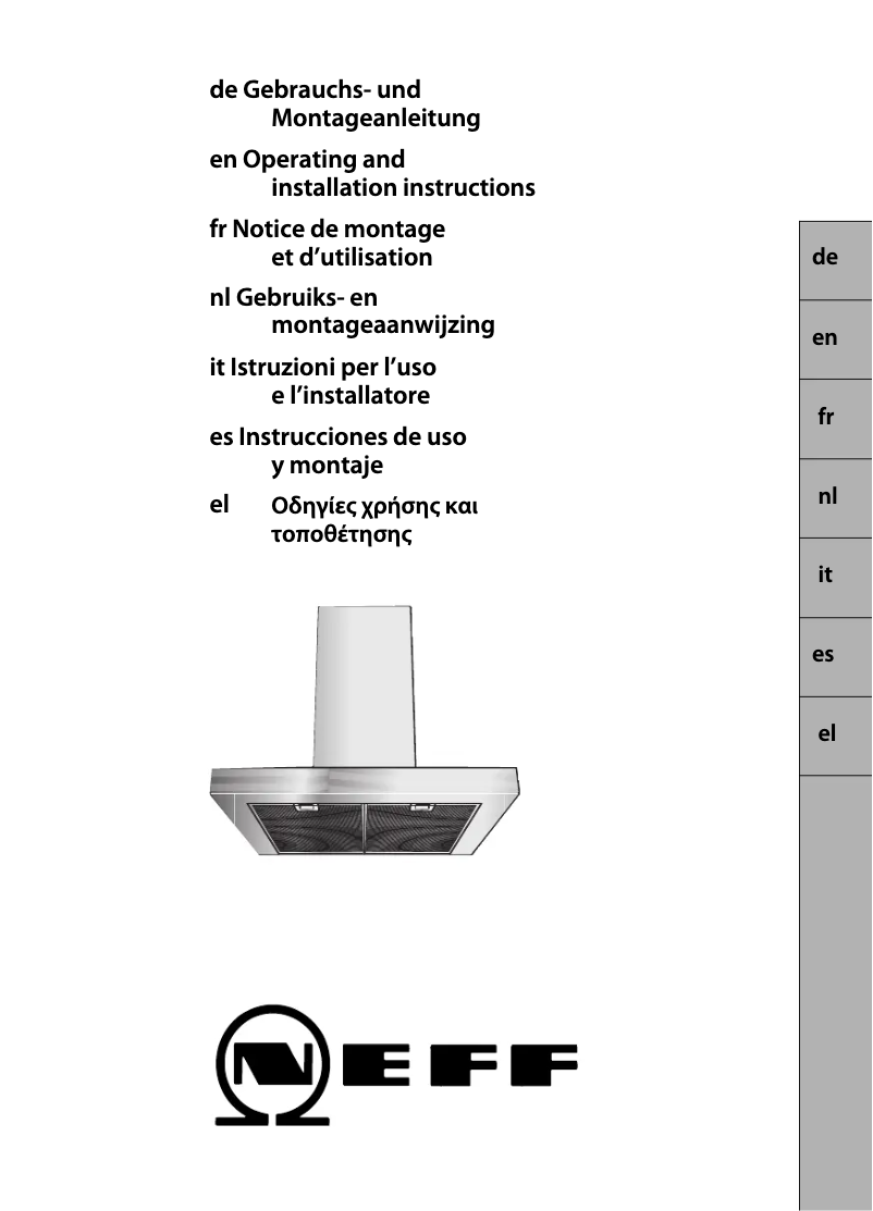 Page 1 de la notice Manuel utilisateur Neff I79D44 NO
