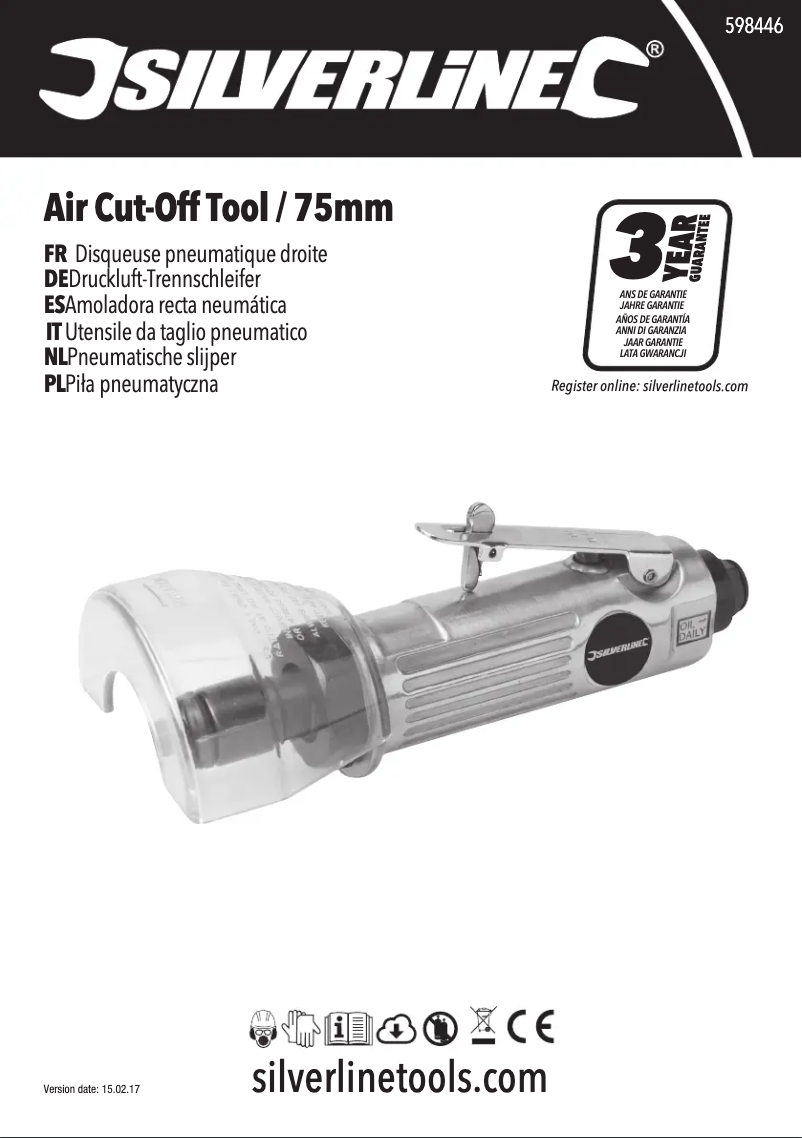 Page 1 de la notice Manuel utilisateur Silverline 598446