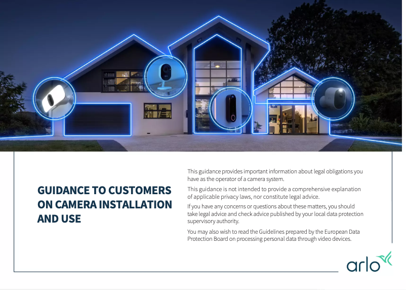 Page 1 de la notice Guide d'installation Arlo Video Doorbell