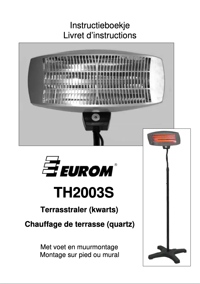 Image de la première page du manuel de l'appareil TH2003S