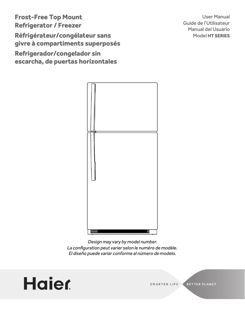 Page n°1 - Manuel utilisateur Haier HT18TS45SW