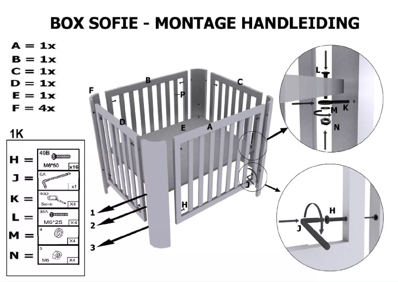 Page 1 de la notice Manuel utilisateur TWF Sofie