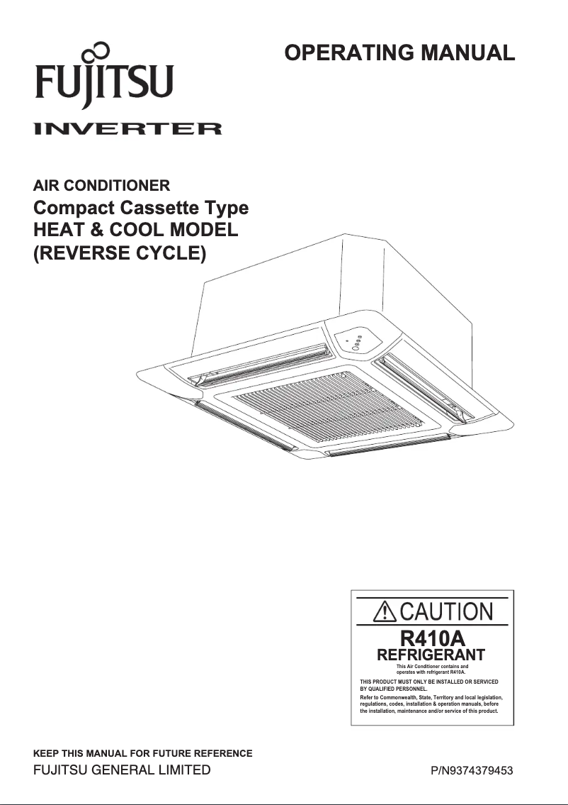 Página 1 del manual Manual de usuario Fujitsu AUTG12LVLB