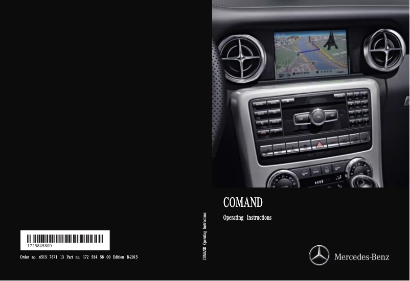 Page 1 de la notice Manuel utilisateur Mercedes-Benz E-Class Wagon (2015)