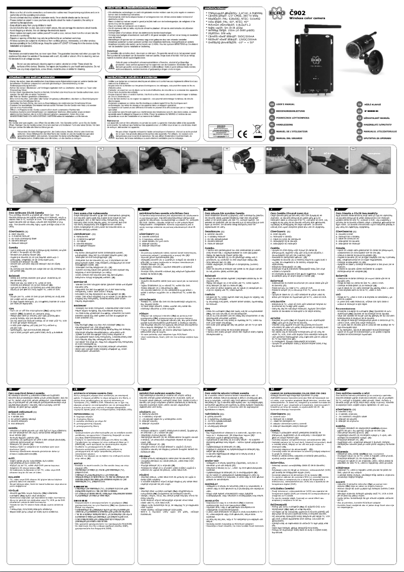 Image de la première page du manuel de l'appareil C902