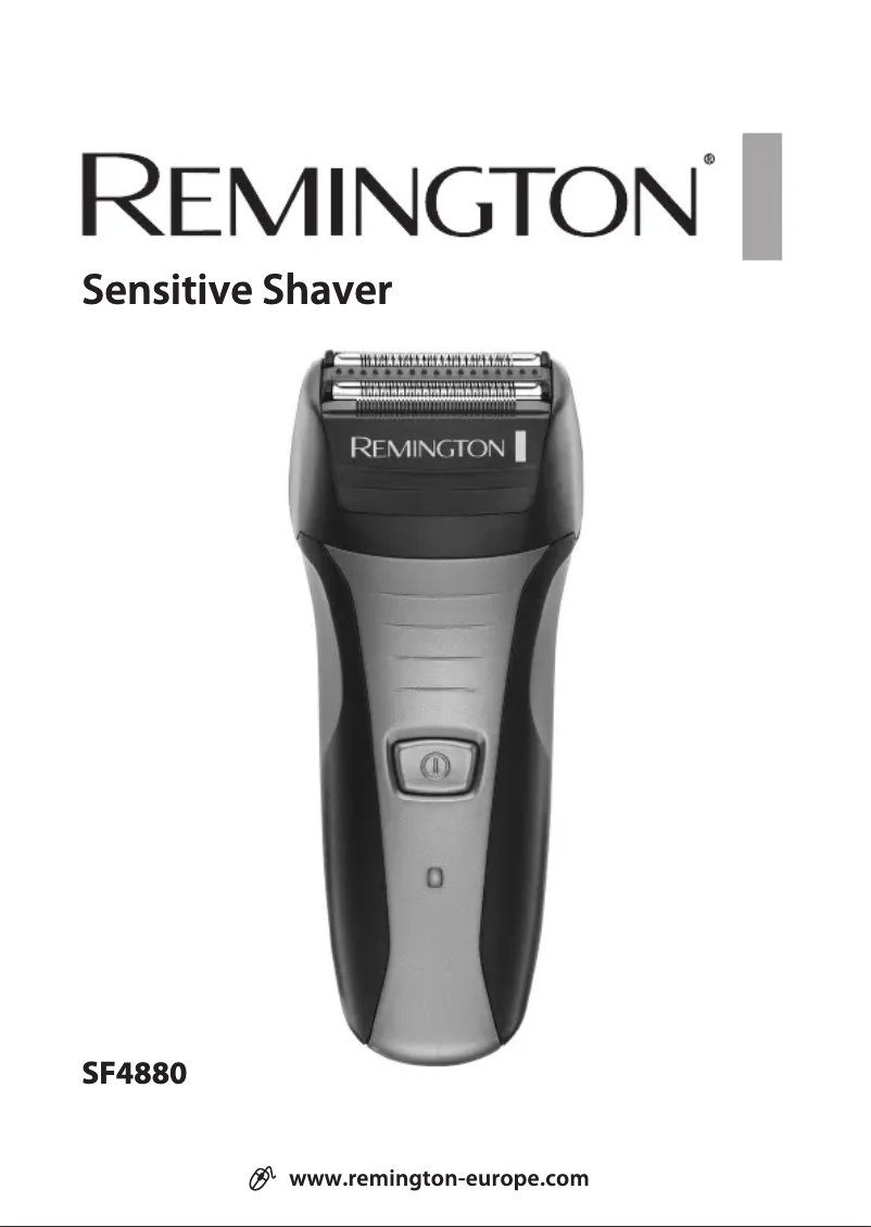 Page 1 de la notice Manuel utilisateur Remington Sensitive SF4880