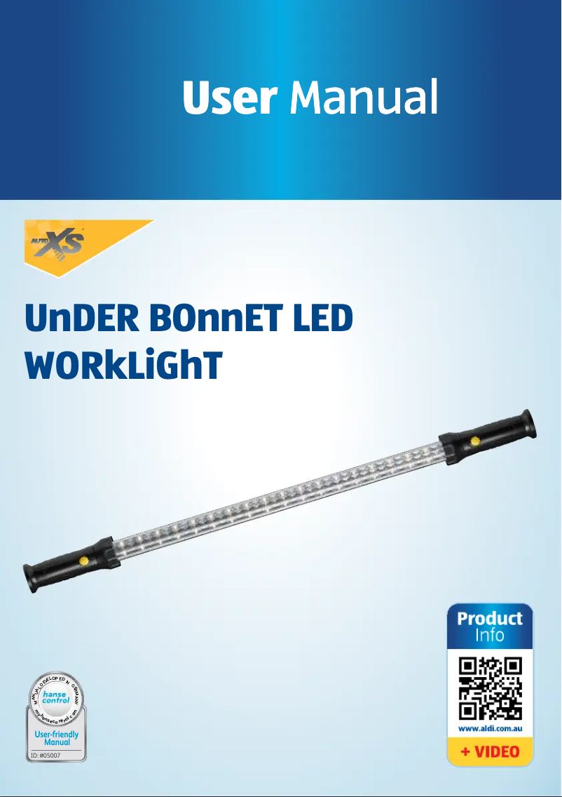 Page 1 de la notice Manuel utilisateur Workzone GT-AL-XXL