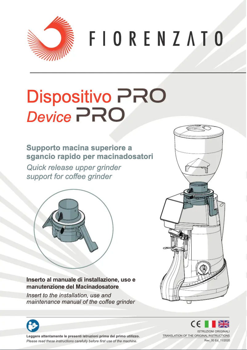 Page n°1 - Manuel utilisateur Fiorenzato F64 E XGi PRO