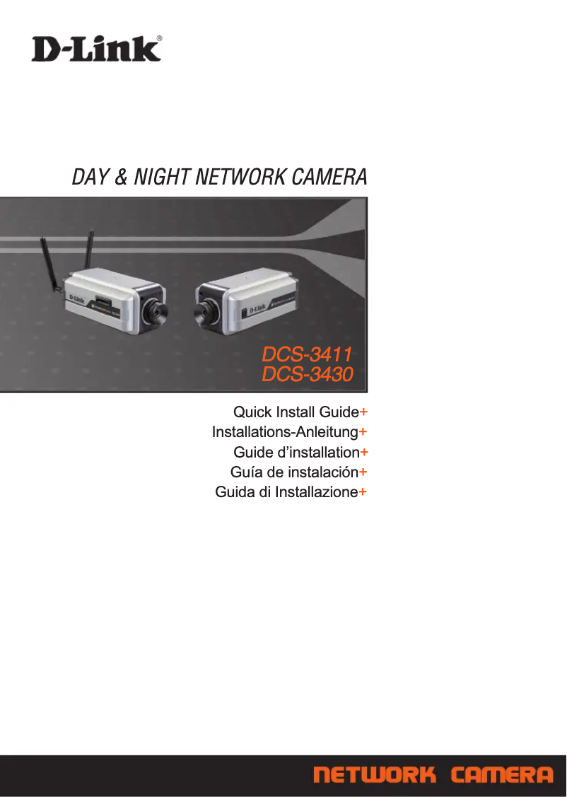 Page 1 de la notice Guide de démarrage rapide D-Link DCS-3430