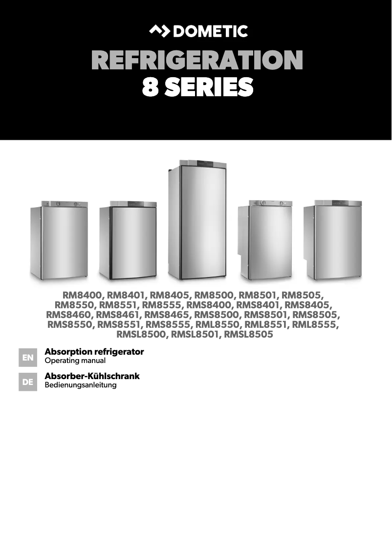 Image de la première page du manuel de l'appareil RML 8555