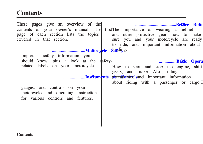 First page image of the manual for Shadow RS VT750RS (2011)