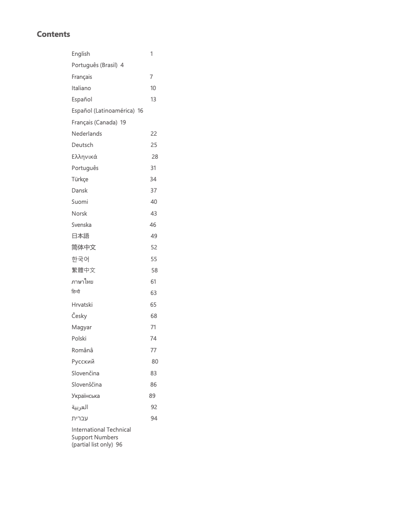 Page n°1 - Manuel utilisateur Microsoft PY9-00006