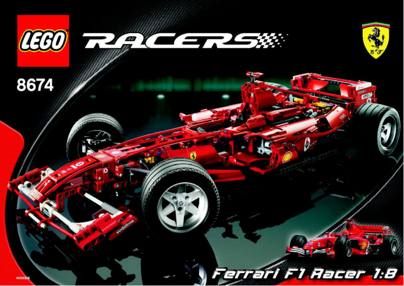 Page n°1 - Manuel utilisateur Lego Ferrari F1 1:8