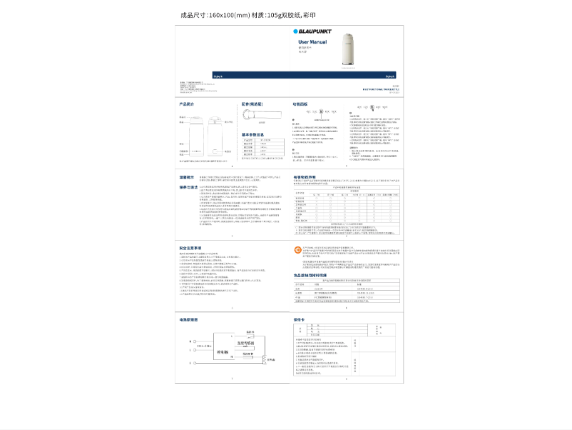 Page 1 de la notice Manuel utilisateur Blaupunkt BP-DR200